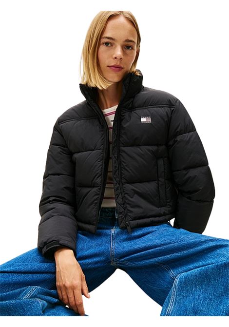 Giubbino imbottito relaxed fit idrorepellente BLACK Tommy Hilfiger | DW0DW21620BDS